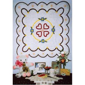 Friendship Hearts and Flowers Wall Quilt Pattern