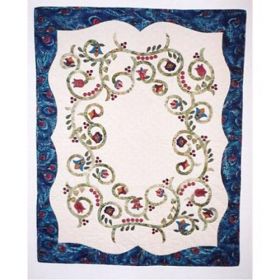 Jacobean Spring Wall Quilt Pattern