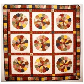 Zinnia Patch Wall Quilt Pattern