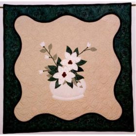 Magnolias Wall Quilt Pattern