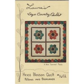 Hexie Blossom Pillow & Bedrunner Quilt Pattern