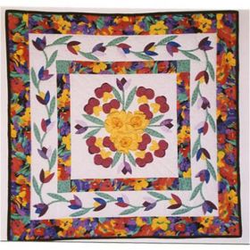Spring Bouquet Wall Quilt Pattern