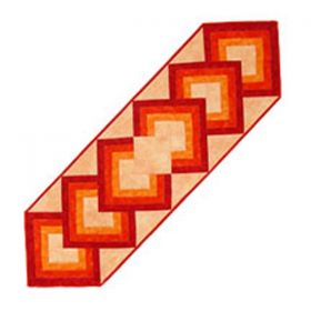 Dynamic Diamonds Tablerunner Pattern