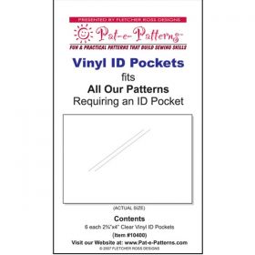 Clear Vinyl ID Pockets