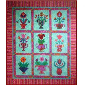 Folk Art Floral Applique Pattern