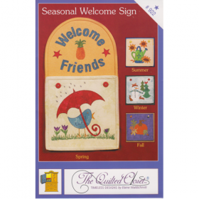 Seasonal Welcome Sign Quilt Pattern