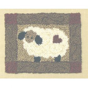 SHEEP PUNCHNEEDLE  COMPLETE KIT