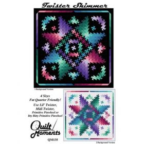 Twister Shimmer 4 Sizes Quilt Pattern