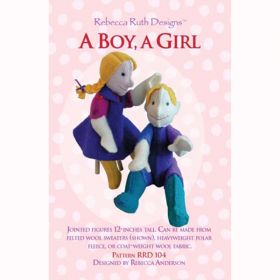 A Boy, A Girl Doll Pattern