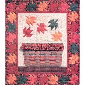 MAPLE LEAF BASKET QUILT PATTERN