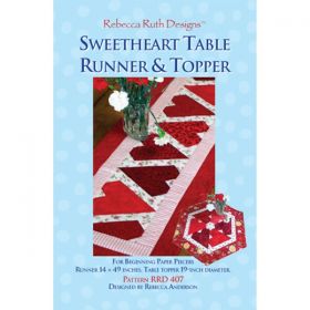 Sweetheart Table Runner & Topper Quilt Pattern