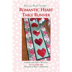 Romantic Heart Table Runner Quilt Pattern