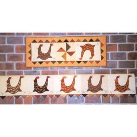 RUN CHICKEN RUN MANTEL SERIES QUILT PATTERN