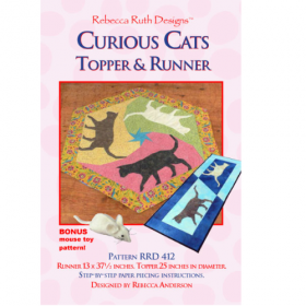Curious Cats Topper & Runner Quilt Pattern