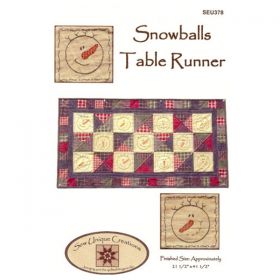 Snowballs Table Runner Pattern