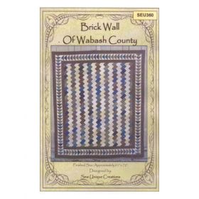 BRICK WALL OF WABASH COUNTY QUILT PATTERN