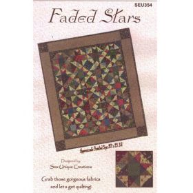 FADED STARS QUILT PATTERN