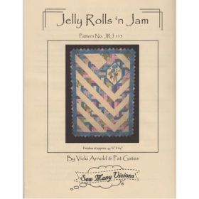 Jelly Rolls 'n Jam Wallhanging Quilt Pattern