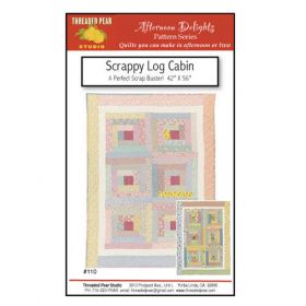 SCRAPPY LOG CABIN QUILT PATTERN*
