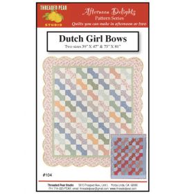 DUTCH GIRL BOWS QUILT PATTERN*