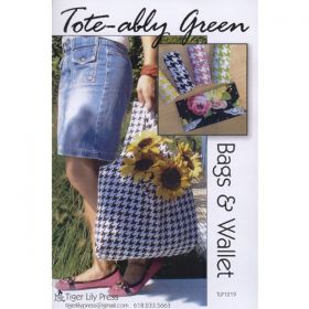 Tote-ably Green Bags & Wallet Pattern