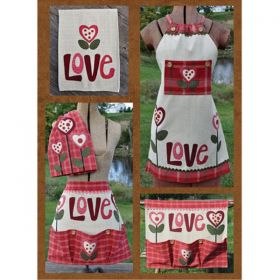 Just 2 Tea Towels Love Set