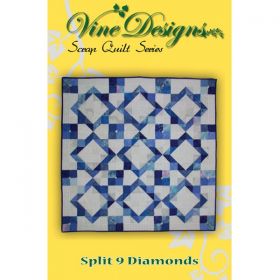 Split 9 Diamonds Wall Hanging Pattern