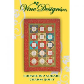 Square in a Square Charm Quilt Pattern