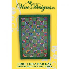 Cure for a Bad Day Paper Bag Scrap Quilt Pattern