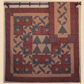 Star-Studded Cabin Wall Quilt & Table Runner