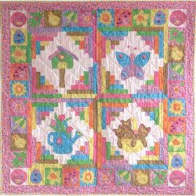 PIECES OF SPRING QUILT PATTERN*