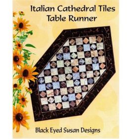 Italian Cathedral Tiles Table Runner