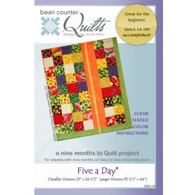 FIVE A DAY QUILT PATTERN