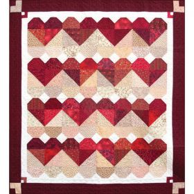 Blended Hearts Quilt Pattern