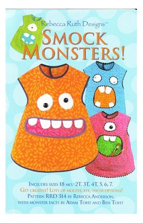 Smock Monsters! An Apron for Children Pattern