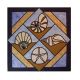 SEA SHELLS STAINED GLASS PATTERN*