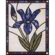 IRIS STAINED GLASS PATTERN*