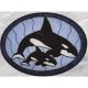 WHALES STAINED GLASS PATTERN*