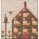 QUILTED VILLAGE #9 COTTAGE WITH BIRDHOUSE