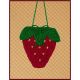 STRAWBERRY NECKLACE (A DRAWSTRING PURSE)