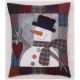 A SNOWMAN'S GIFT PILLOW  QUILT PATTERN