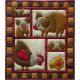 Ham & Eggs Complete Wall Quilt Kit