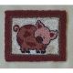 Pink Pig Punchneedle Embroidery Kit