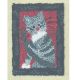 SMALL CAT PUNCHNEEDLE  COMPLETE KIT