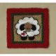 Round Sheep Punchneedle Embroidery Kit