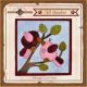 Li'l Woolies February Love Birds Wool Wall Hanging Pattern