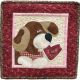 Little Quilts Squared Again! February Dog Pattern
